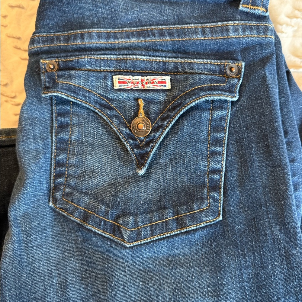 Hudson Jeans Classic Blue Denim Overalls